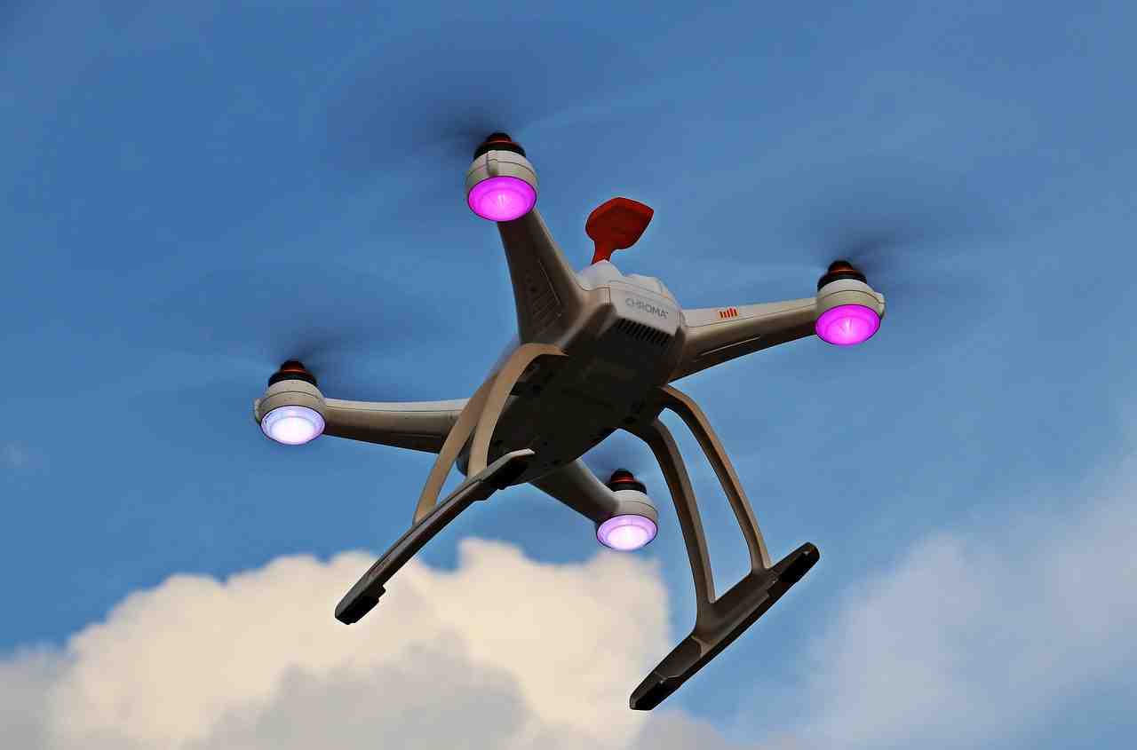 drone, uav, ciel